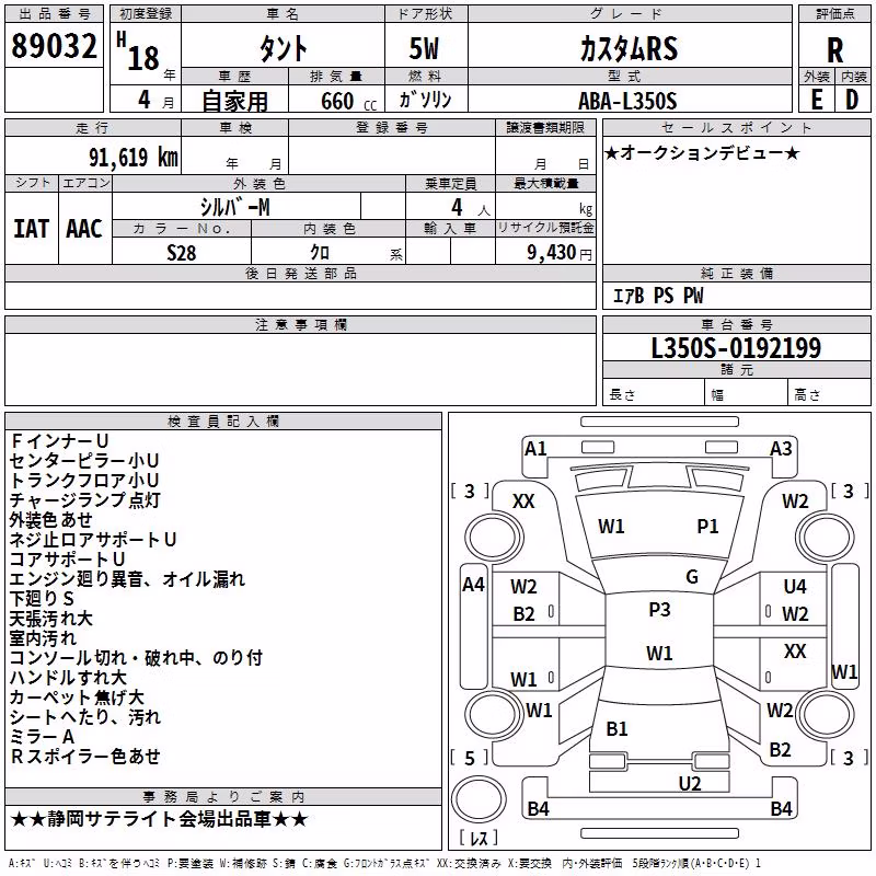 DAIHATSU TANTO