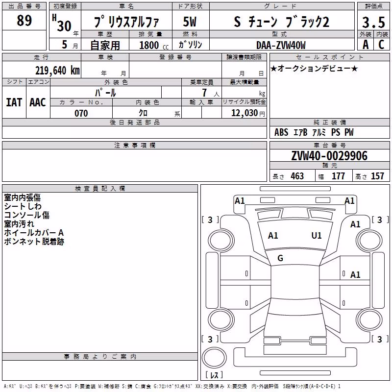 TOYOTA PRIUS ALPHA
