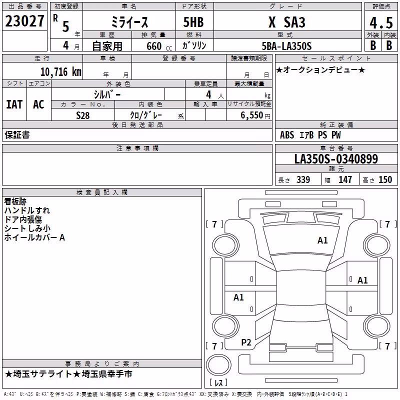 DAIHATSU MIRA E:S