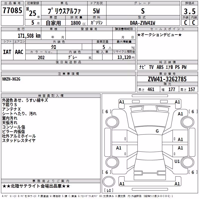 TOYOTA PRIUS ALPHA