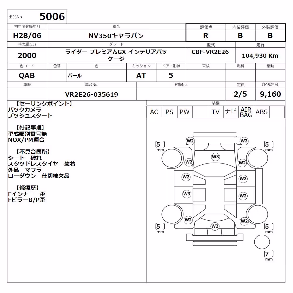 NISSAN NV350 CARAVAN