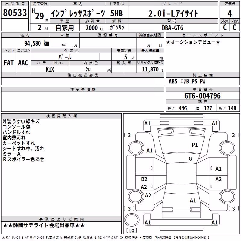 SUBARU IMPREZA