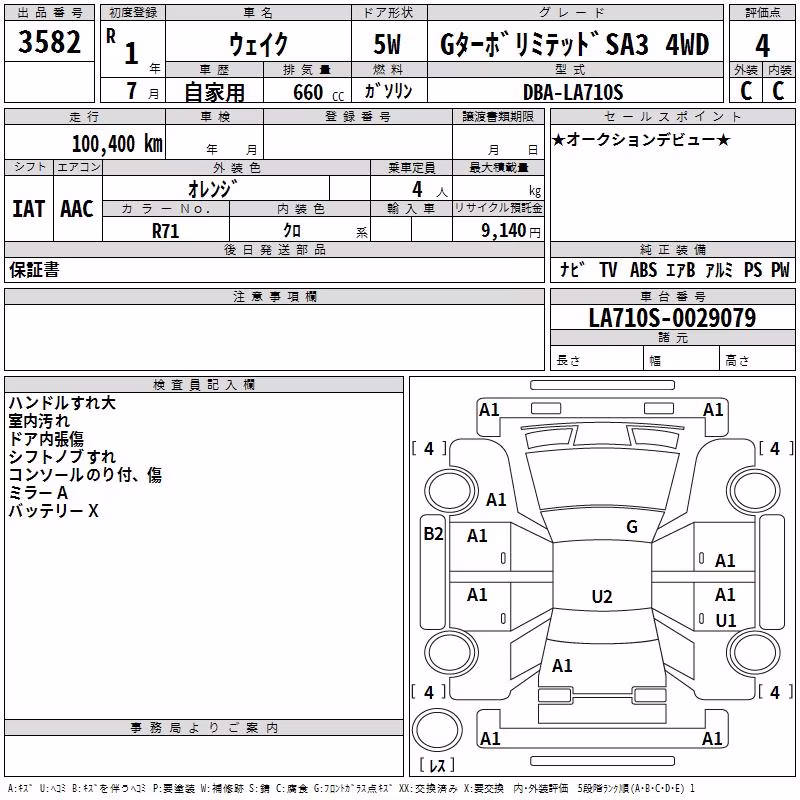 DAIHATSU WAKE