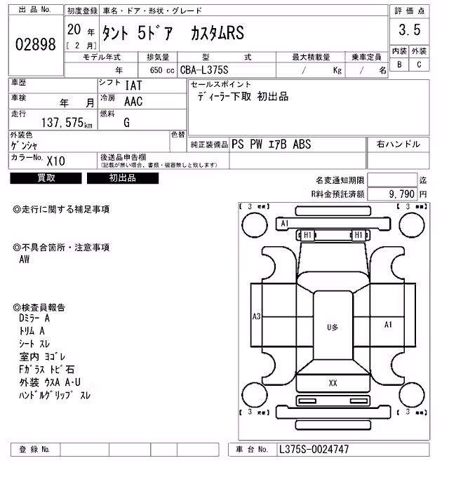 DAIHATSU TANTO