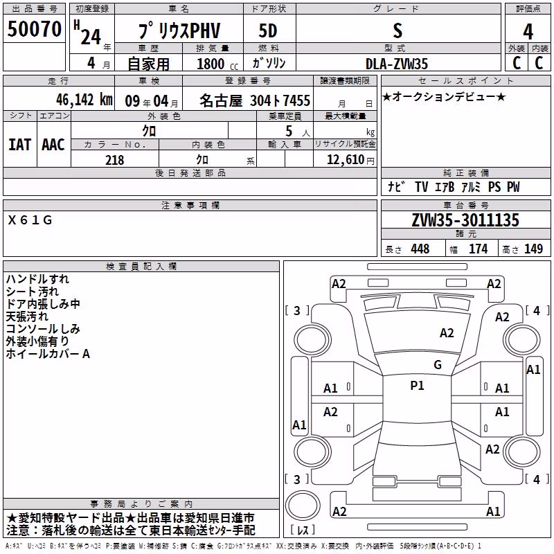 TOYOTA PRIUS PHV