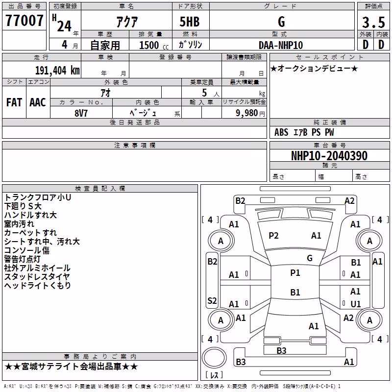 TOYOTA AQUA