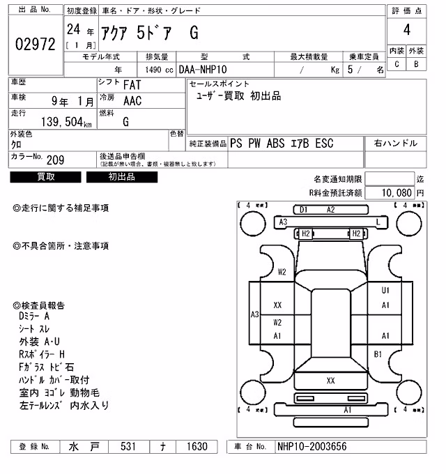 TOYOTA AQUA