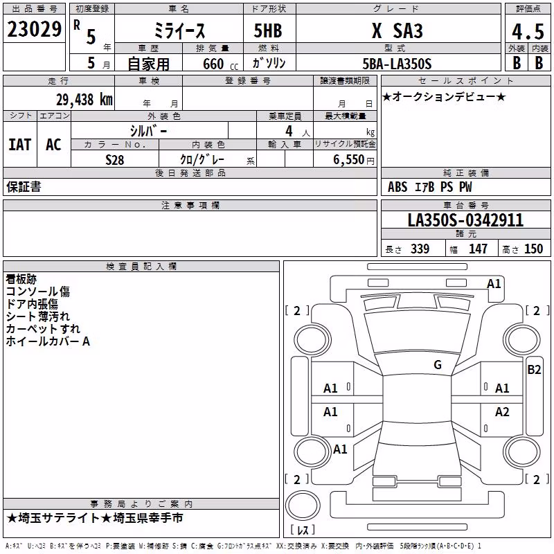 DAIHATSU MIRA E:S