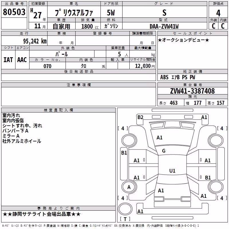 TOYOTA PRIUS ALPHA