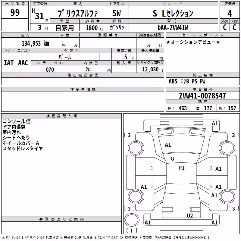TOYOTA PRIUS ALPHA