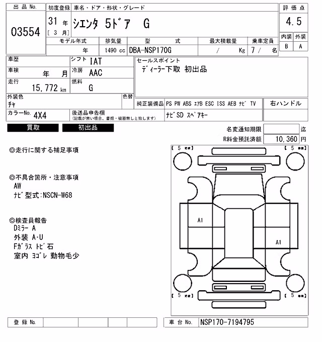 TOYOTA SIENTA