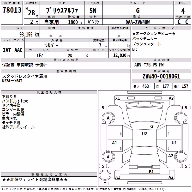 TOYOTA PRIUS ALPHA