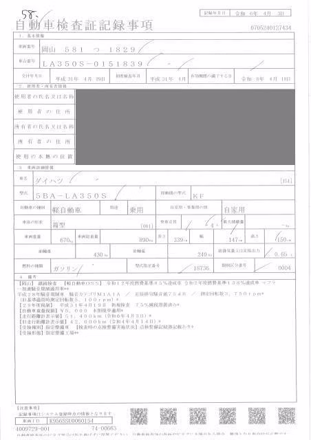 DAIHATSU MIRA E:S