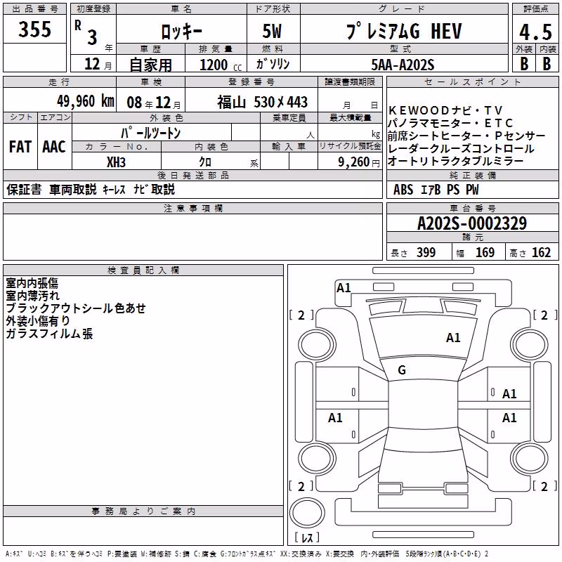 DAIHATSU ROCKY
