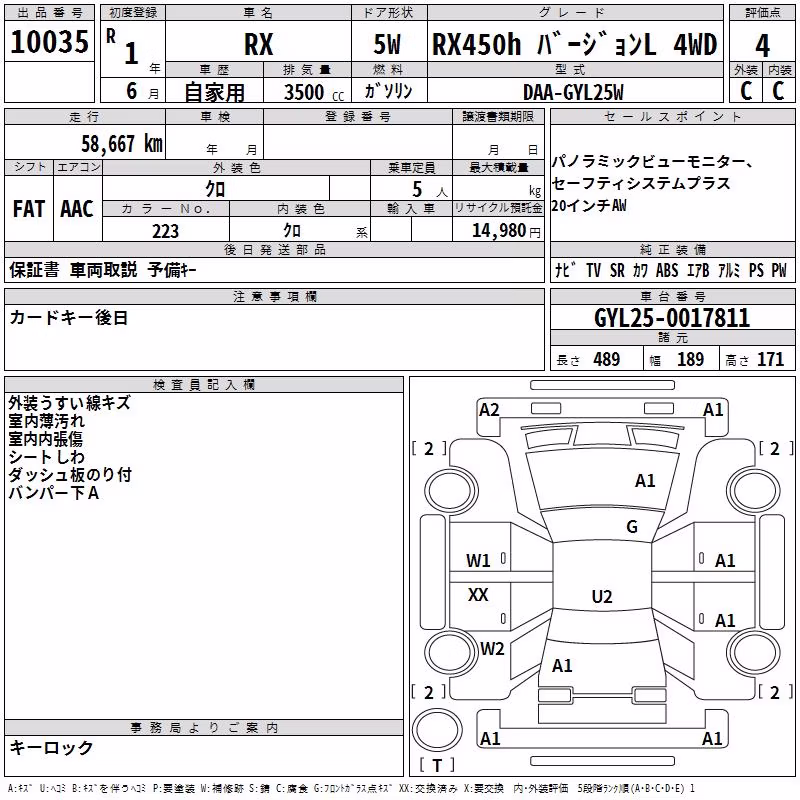LEXUS RX450H