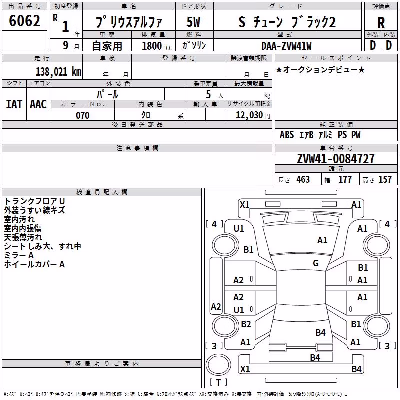 TOYOTA PRIUS ALPHA