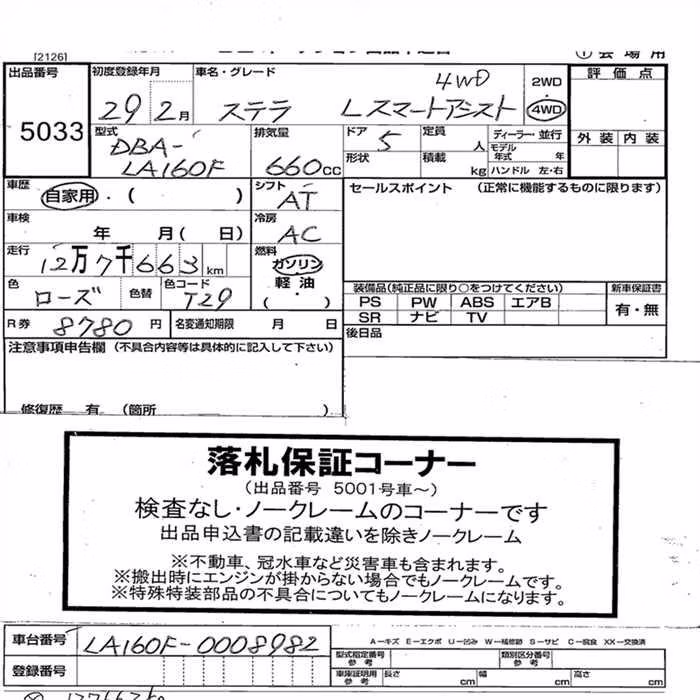 SUBARU STELLA