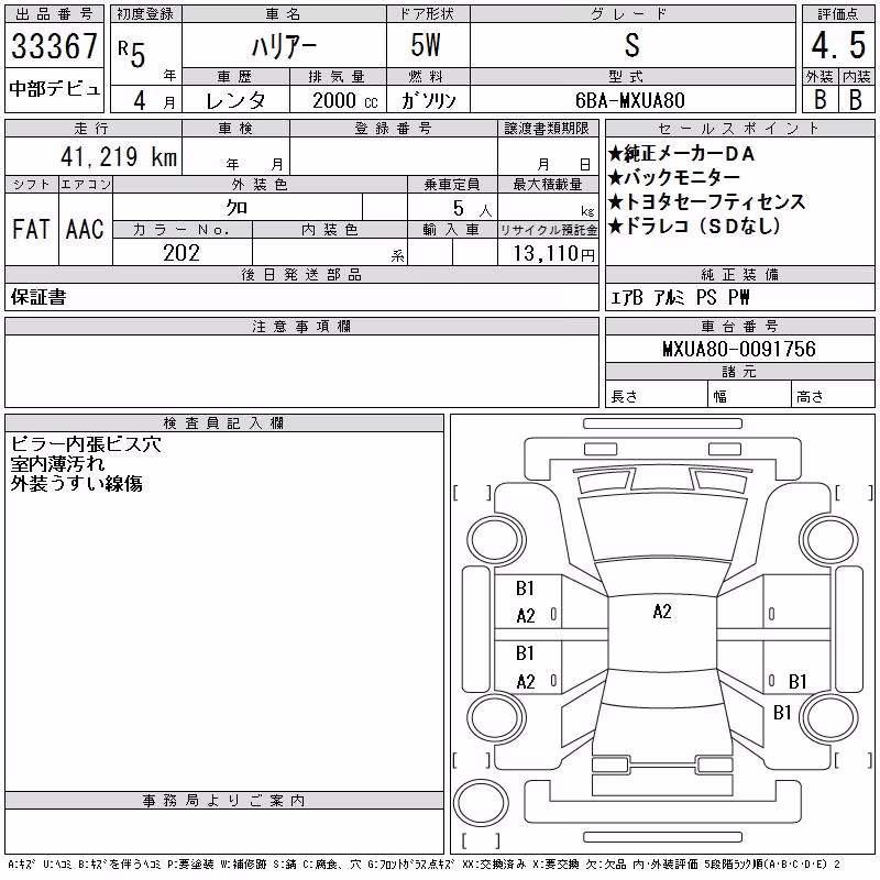 TOYOTA HARRIER