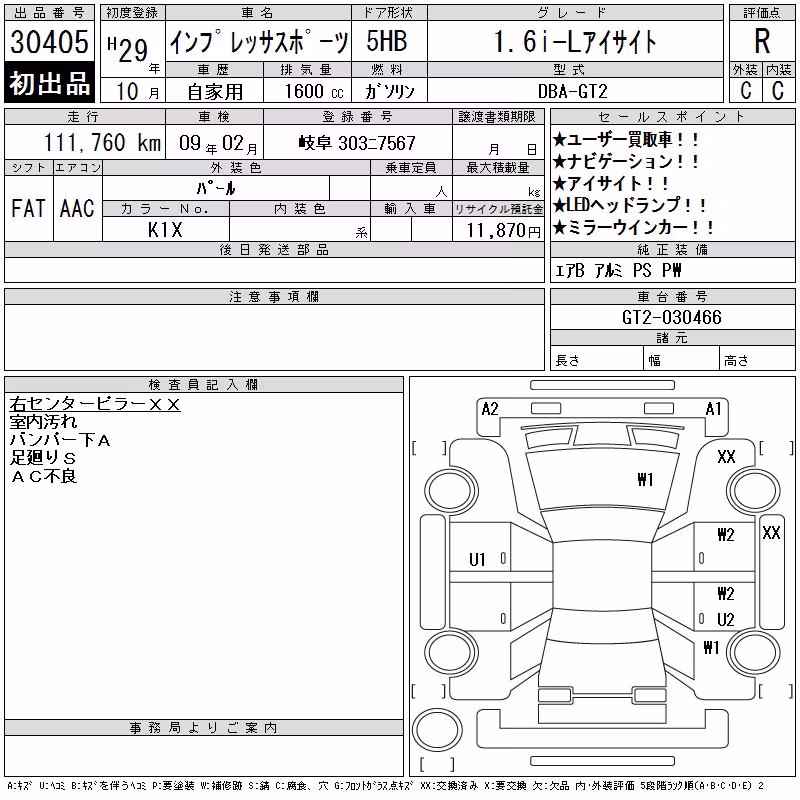 SUBARU IMPREZA