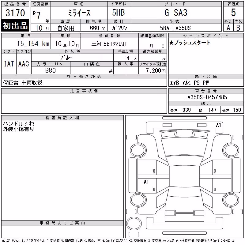 DAIHATSU MIRA E:S