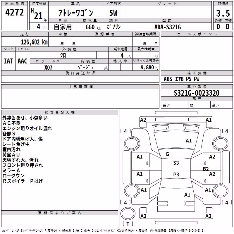 DAIHATSU ATRAI