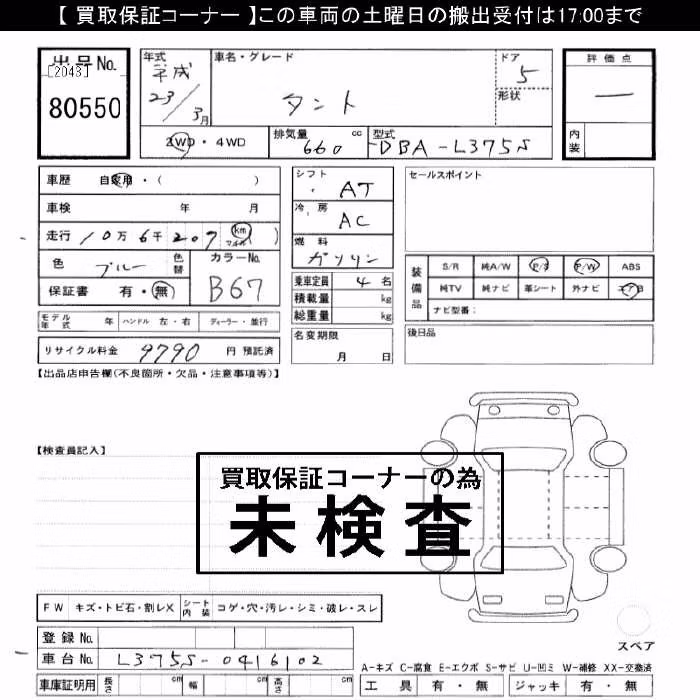DAIHATSU TANTO