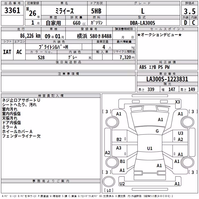 DAIHATSU MIRA E:S