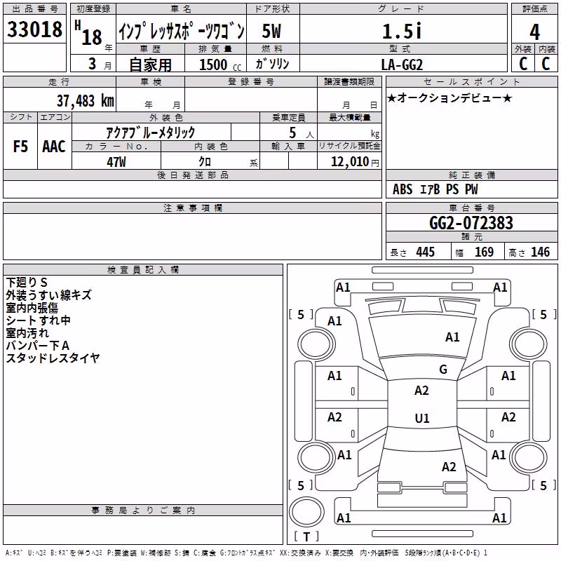 SUBARU IMPREZA