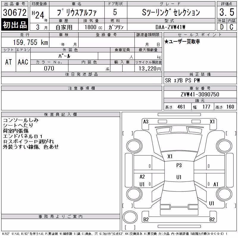 TOYOTA PRIUS ALPHA