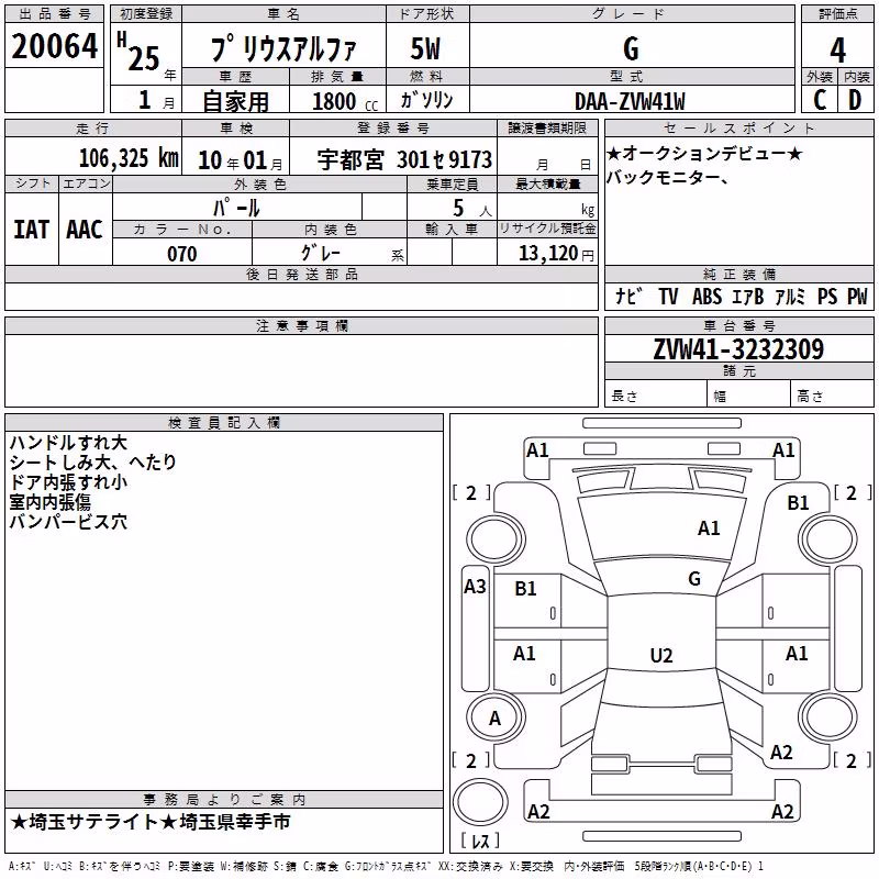 TOYOTA PRIUS ALPHA