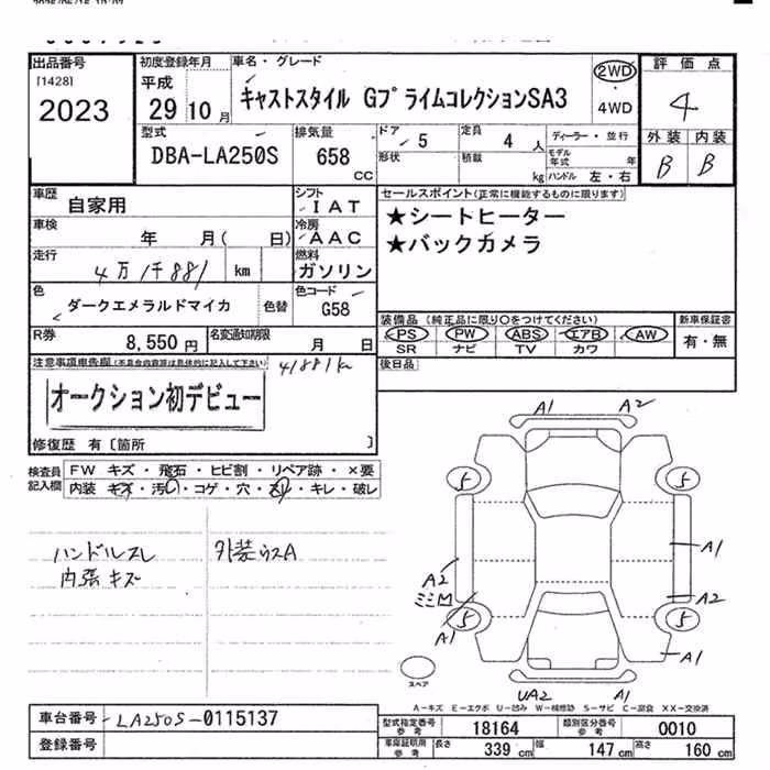 DAIHATSU CAST