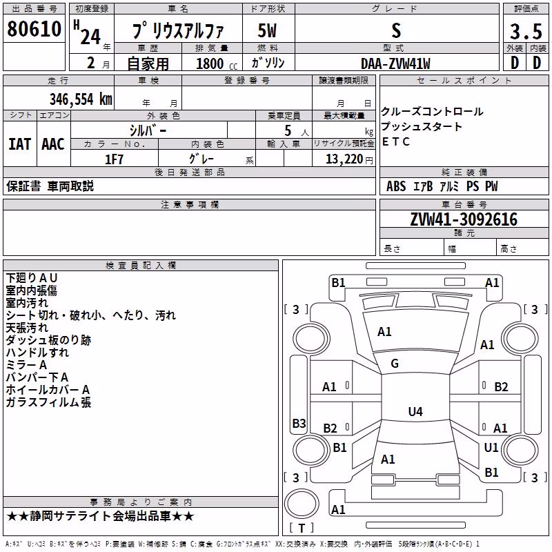 TOYOTA PRIUS ALPHA