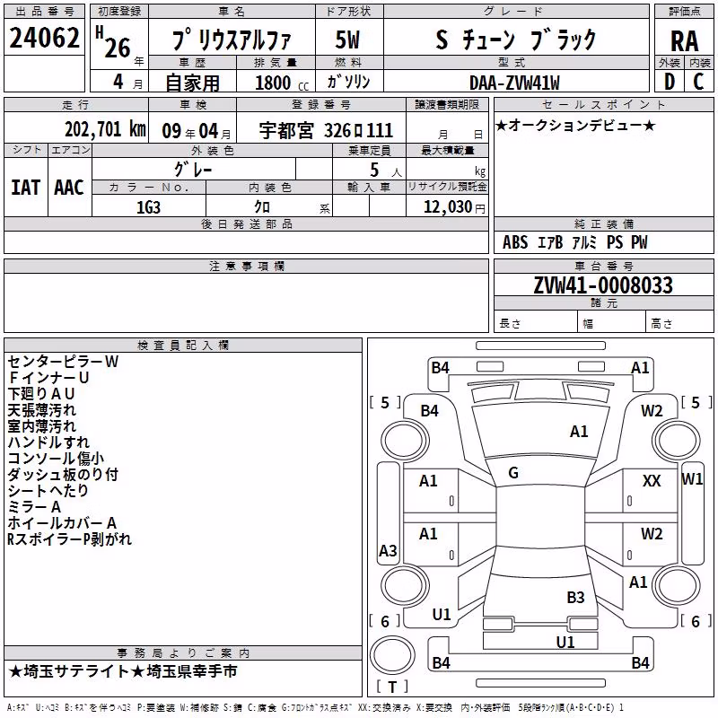 TOYOTA PRIUS ALPHA