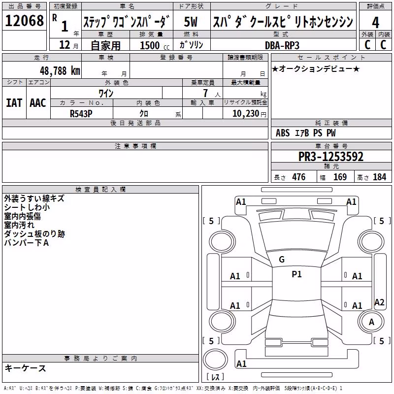 HONDA STEPWGN