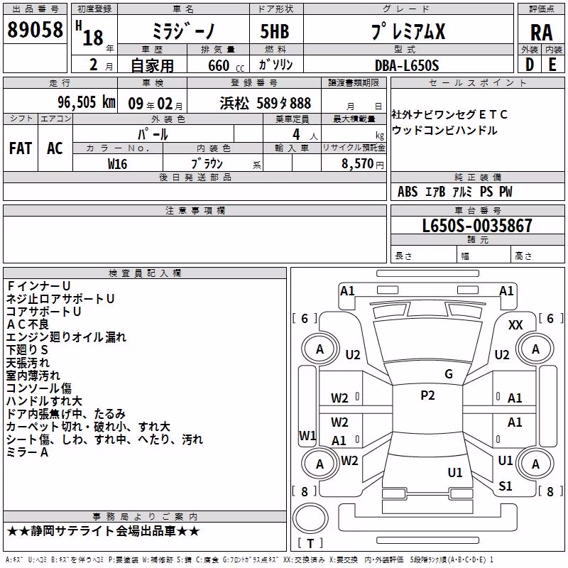DAIHATSU MIRA GINO