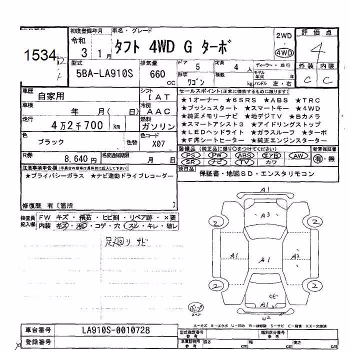 DAIHATSU TAFT