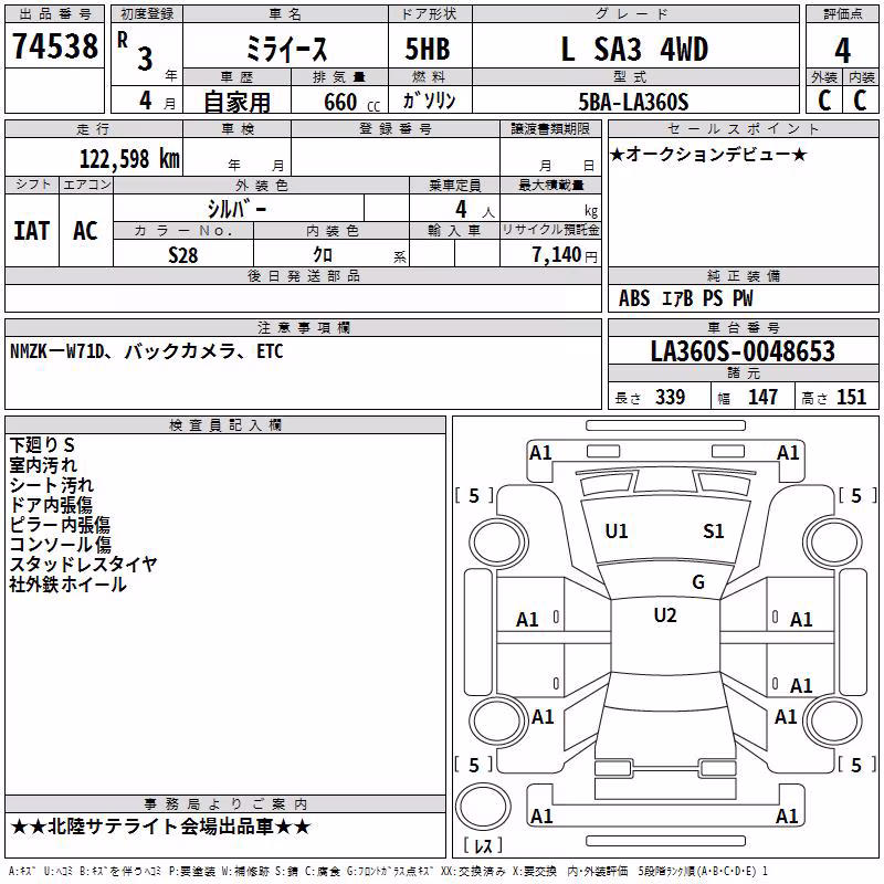 DAIHATSU MIRA E:S