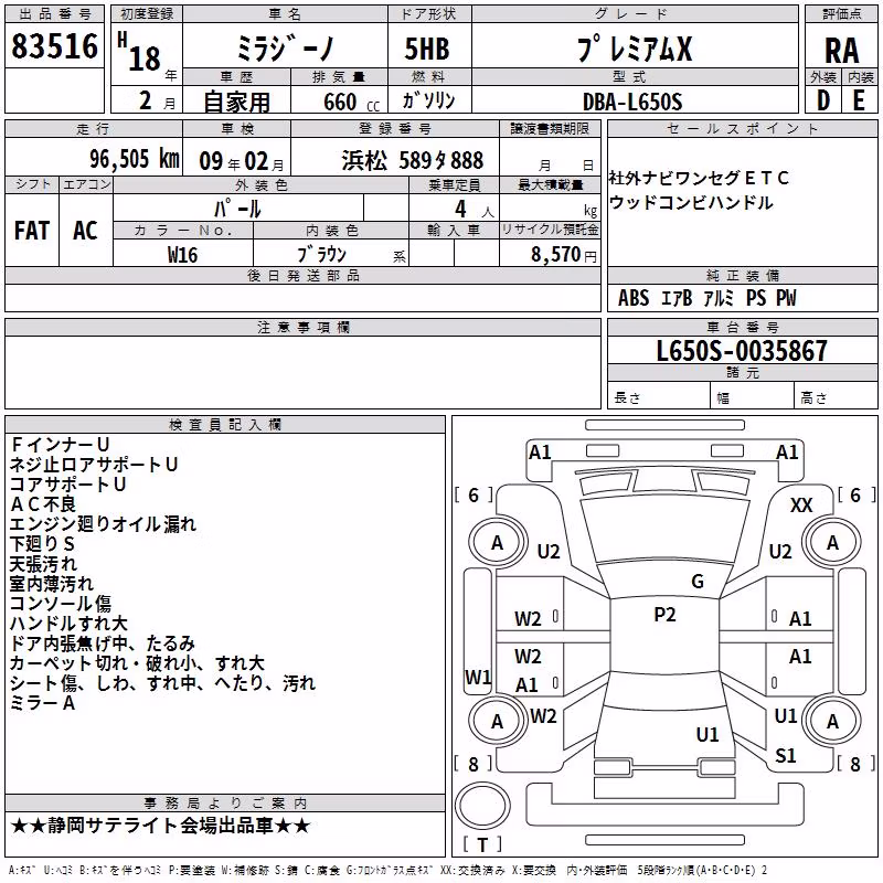 DAIHATSU MIRA GINO