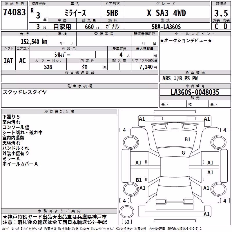 DAIHATSU MIRA E:S