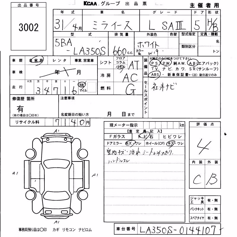 DAIHATSU MIRA E:S