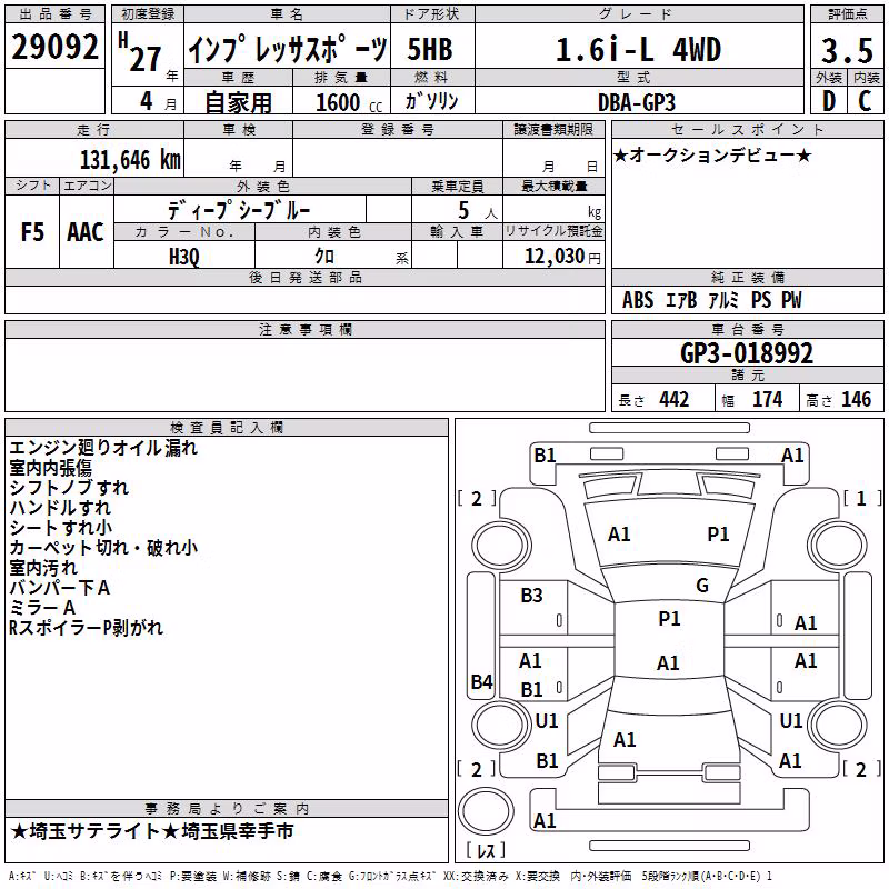 SUBARU IMPREZA