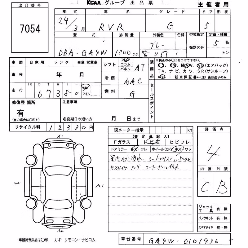 MITSUBISHI RVR