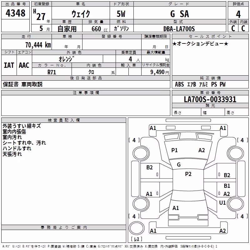 DAIHATSU WAKE