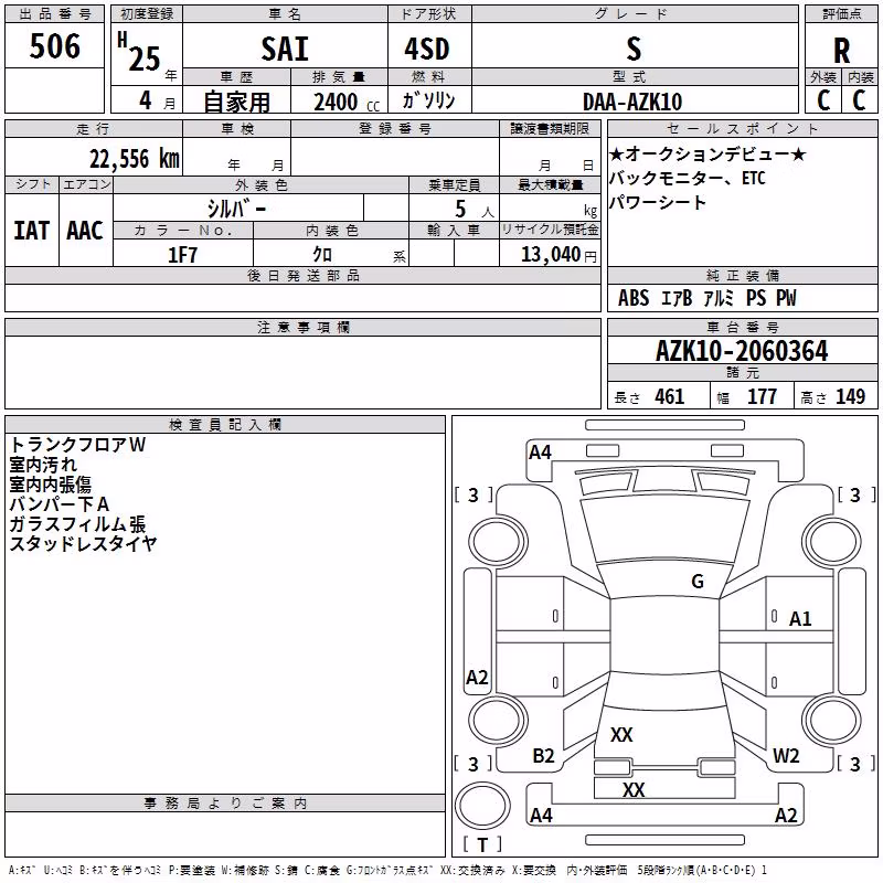TOYOTA SAI