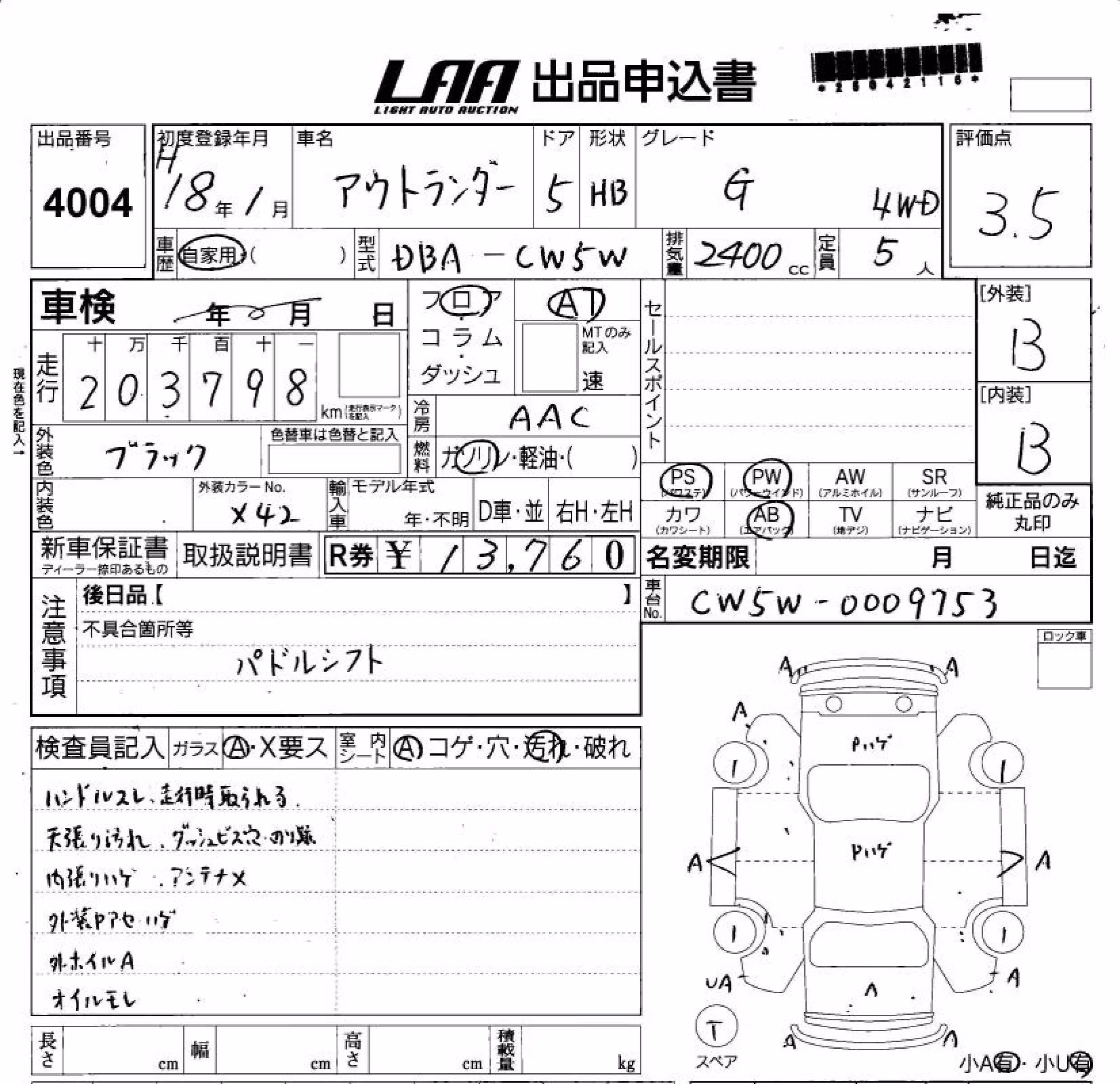 MITSUBISHI OUTLANDER