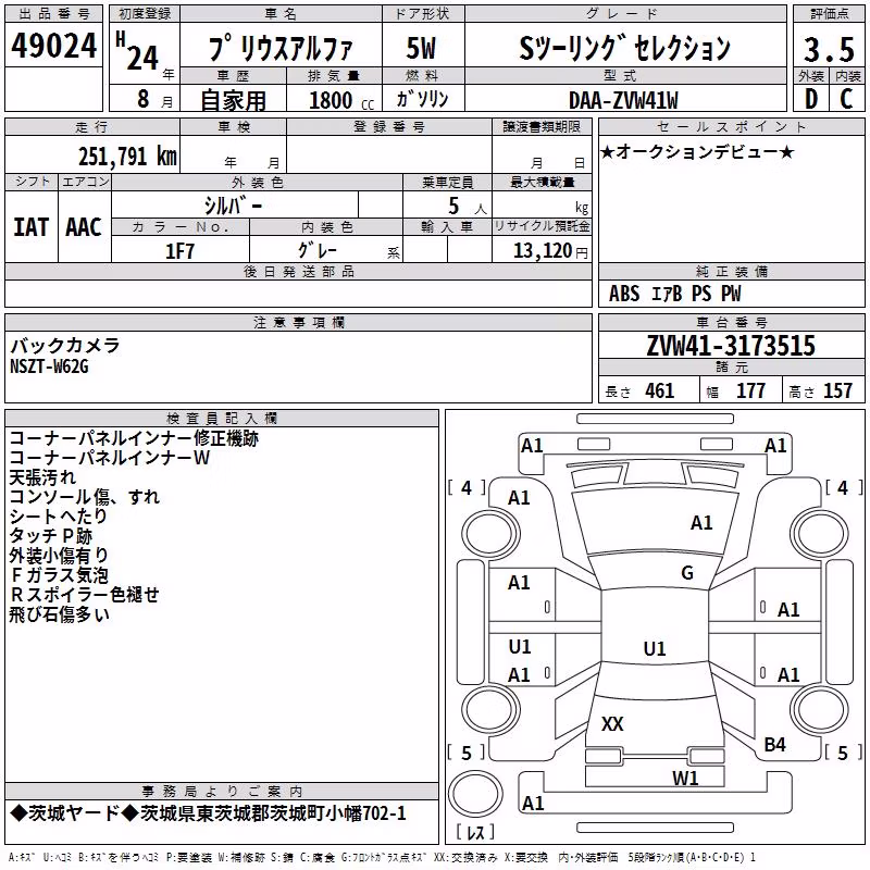 TOYOTA PRIUS ALPHA