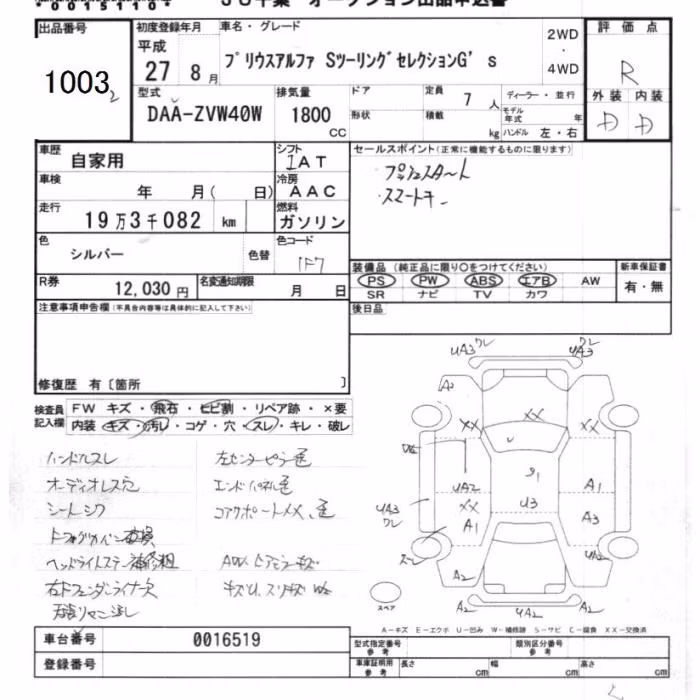 TOYOTA PRIUS ALPHA