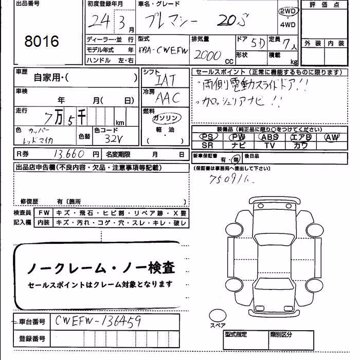 MAZDA PREMACY