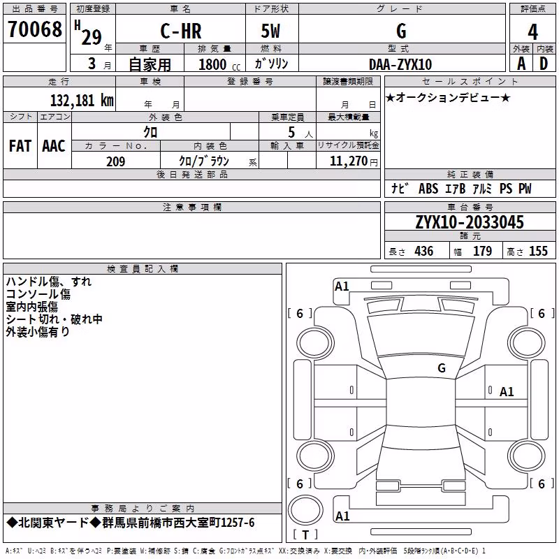 TOYOTA C-HR