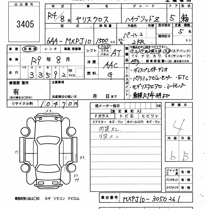 TOYOTA YARIS CROSS